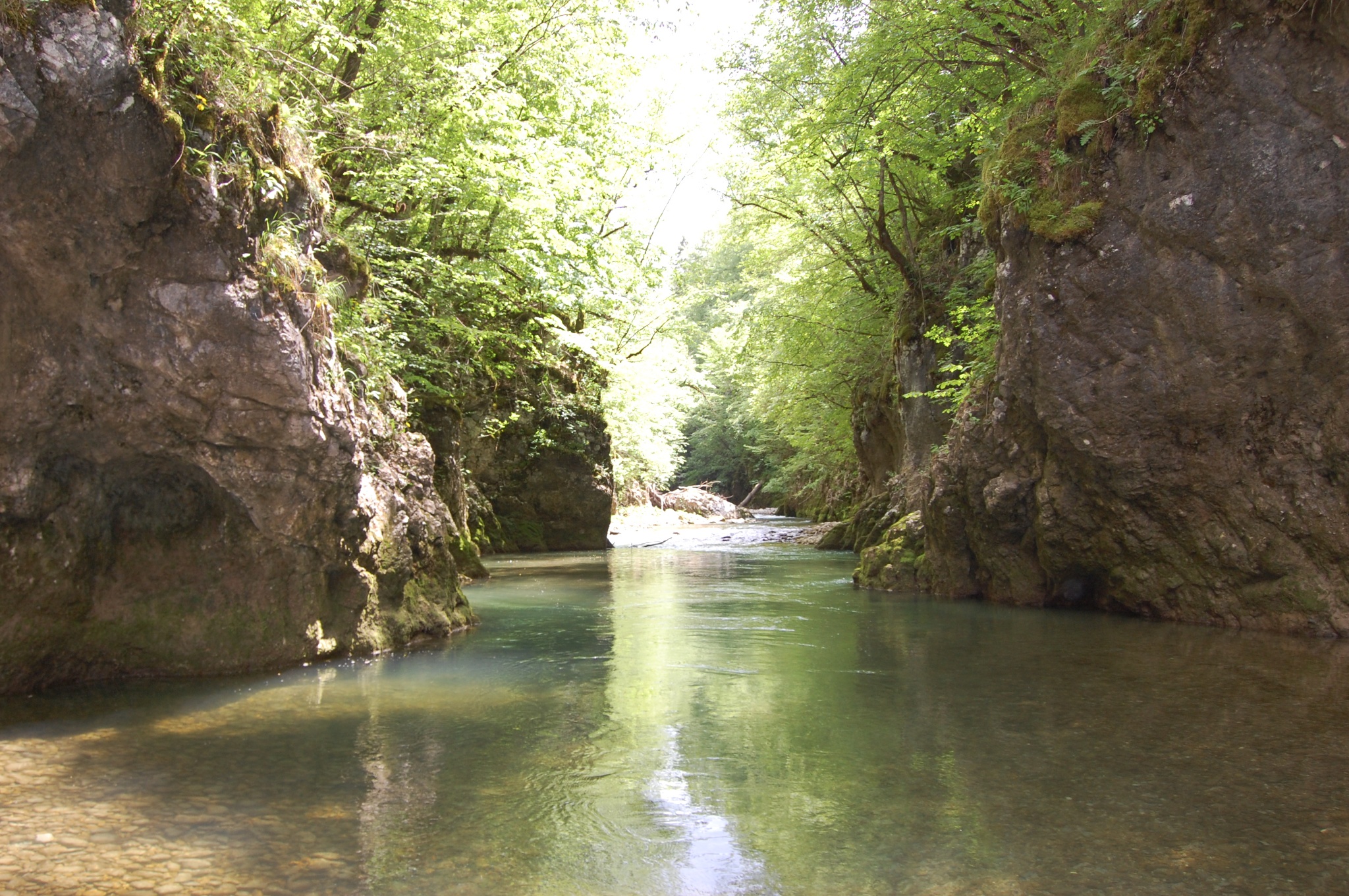 Reka Ugar na ulasku u kanjon 